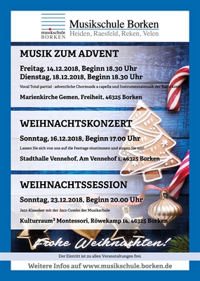 Die Musikschule im Weihnachtsfieber!