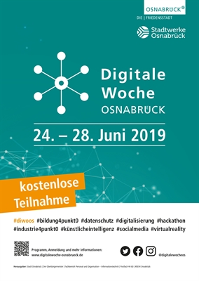 Plakat zur Digitalen Woche in Osnabrück