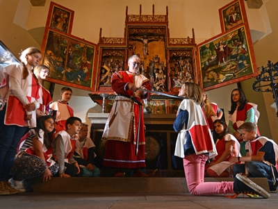 Ab 2. April sind wieder alle Ausstellungsräume im Deutschen Drahtmuseum und auf der Burg Altena zugänglich, auch die Kapelle. Foto: Heinz Dieter Wurm/Märkischer Kreis