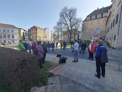 Neugestaltung Brüder-Grimm-Platz: Info-Walks