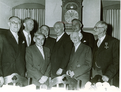 Verleihung der Mösermedaille an Bundespräsident Theodor Heuss