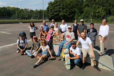 Einweihung Jugendplatz Stockwiesen 