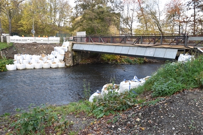 Förderbescheid Wiederaufbau Brücke