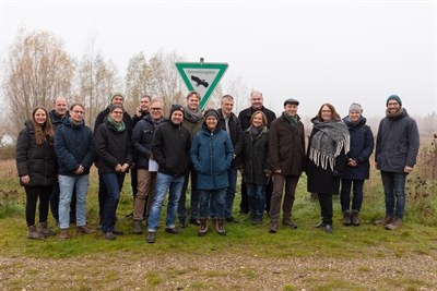 Sächsische Delegation an der Lippe-Mündung in Wesel_2