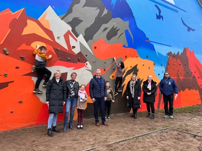 Boulderwand Johann-Walling-Schule