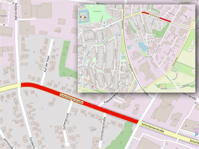 © Daten von OpenStreetMap - Veröffentlicht unter ODbl