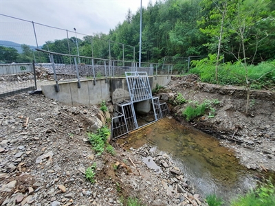 Erneuerter Einlaufrost_Lasbeck