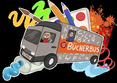 Logo Bücherbus Malwettbewerb