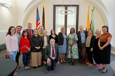 Delegation aus der US-amerikanischen Partnerstadt Nashville im Alten Rathaus
