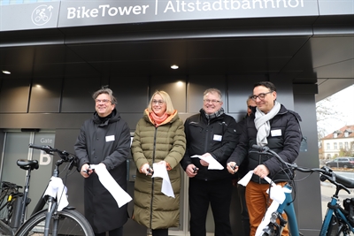 Eröffnung Bike Tower