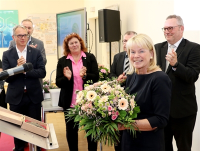 Gratulation zur Verleihung der Rolf-Abrahamsohn-Medaille an Friederike Zurhausen