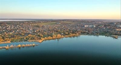 Luftbild Werchniodniprowsk (Ukraine)