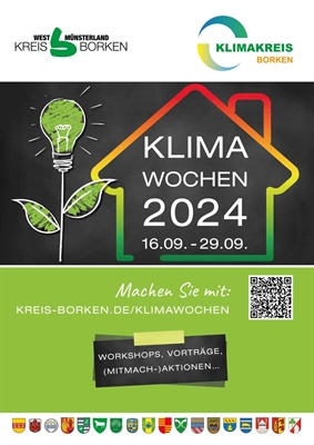 Plakat zu den Klimawochen 2024