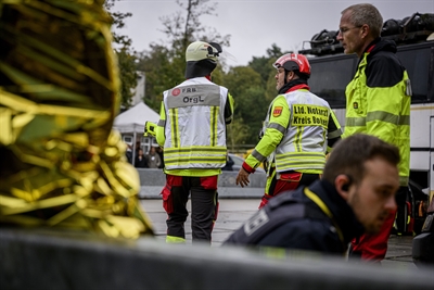 Erfolgreiche grenzüberschreitende Katastrophenschutzübung mit mehr als 110 deutschen und niederländischen Rettungskräften - Foto: Bureau Acute Zorg Euregio / Emiel Muijderman