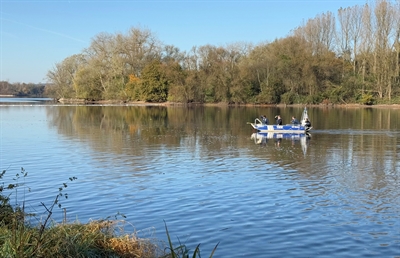 Hullerner Stausee - THW im Einsatz