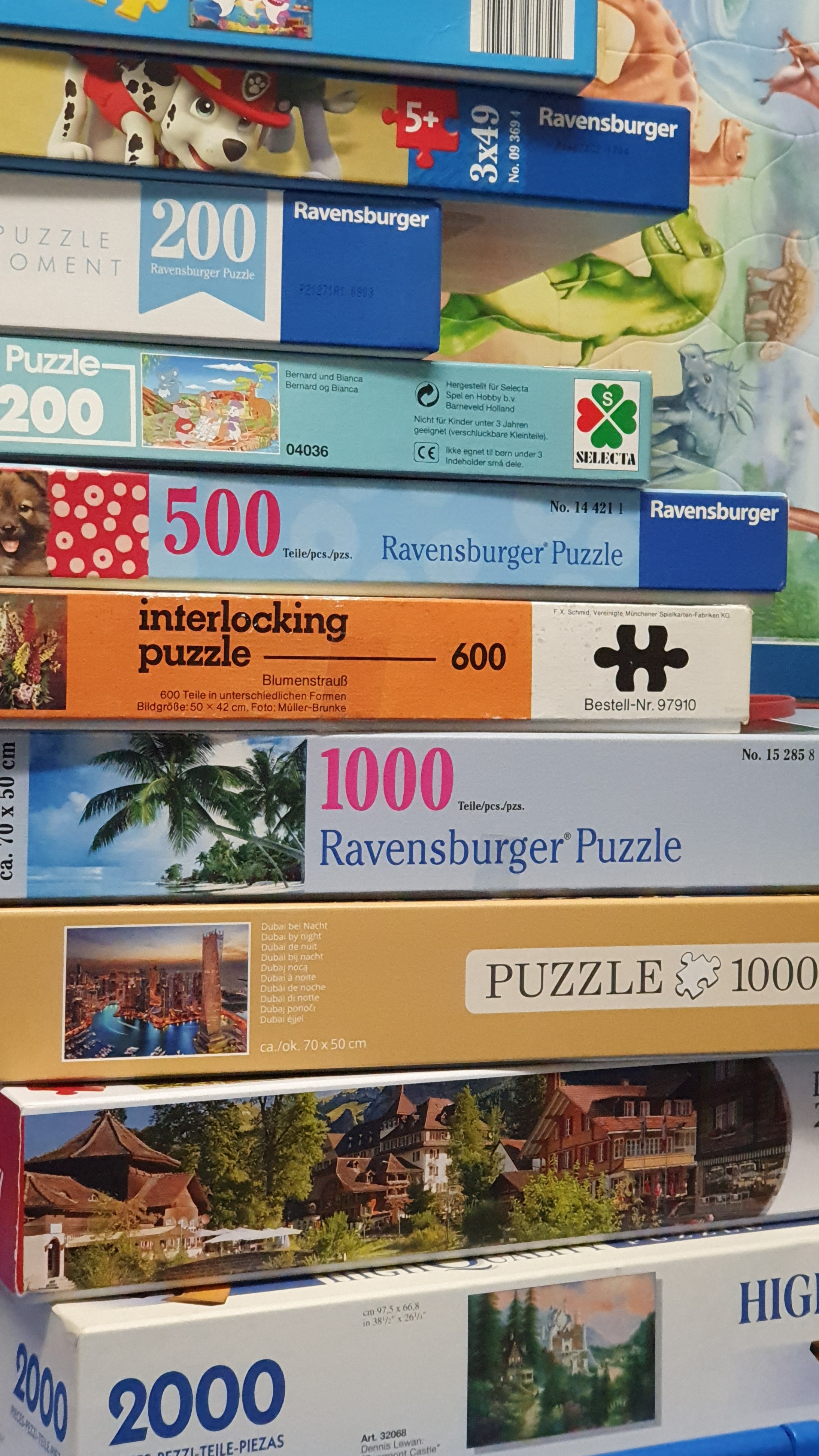 Wieder Puzzle-Tag in der Stadtbibliothek