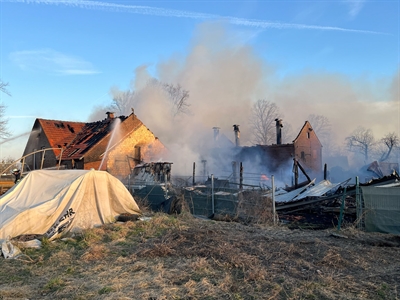 Großbrand Unna-Hemmerde