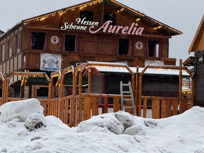 Auf der Brachfläche des ehemaligen Big Mountain entsteht aktuelle die Hessenscheine „Aurelia“